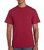 Camiseta Heavy Hombre Gildan - Color Rojo Cereza Antiguo